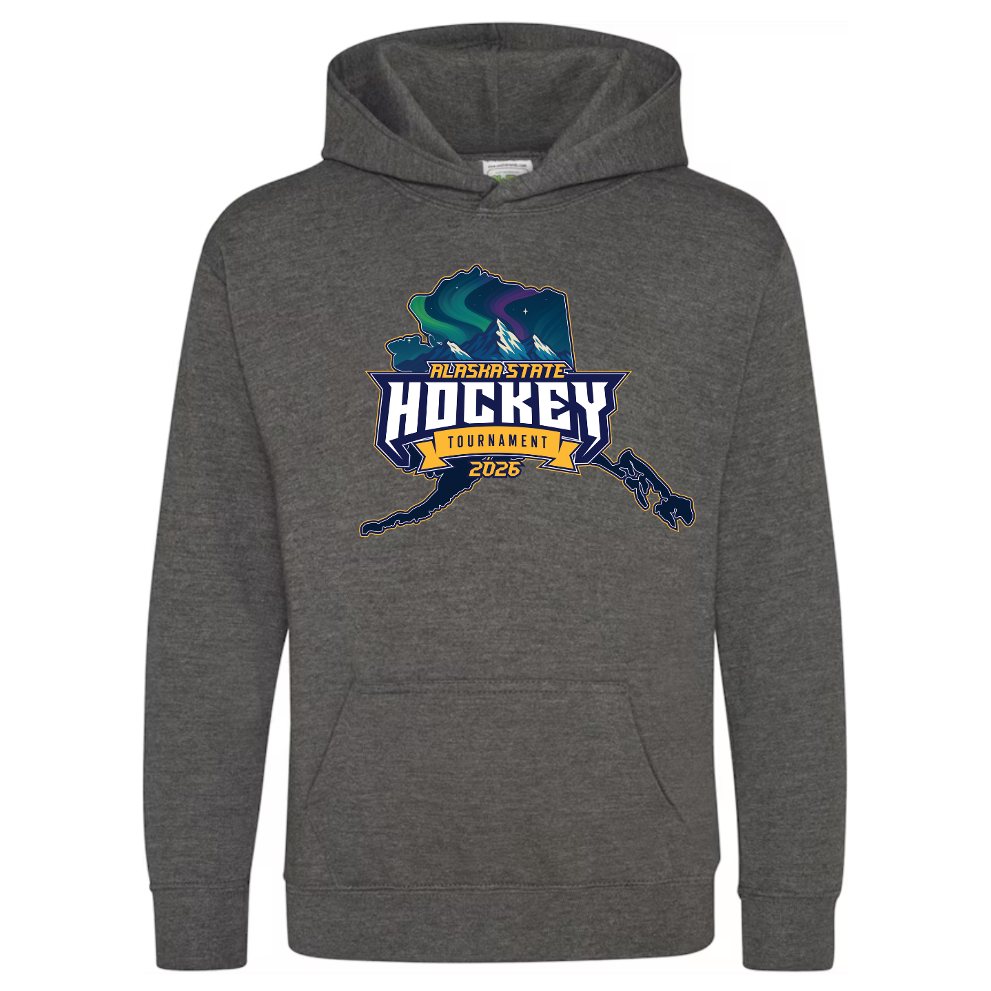 AK STATE DARK GRAY HOODIE