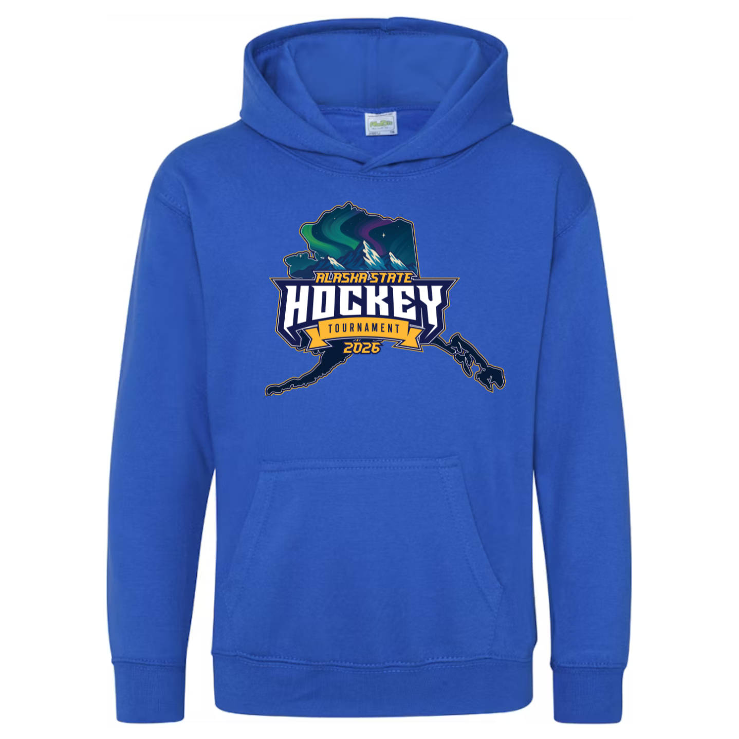 AK STATE Youth Hoodie BLUE
