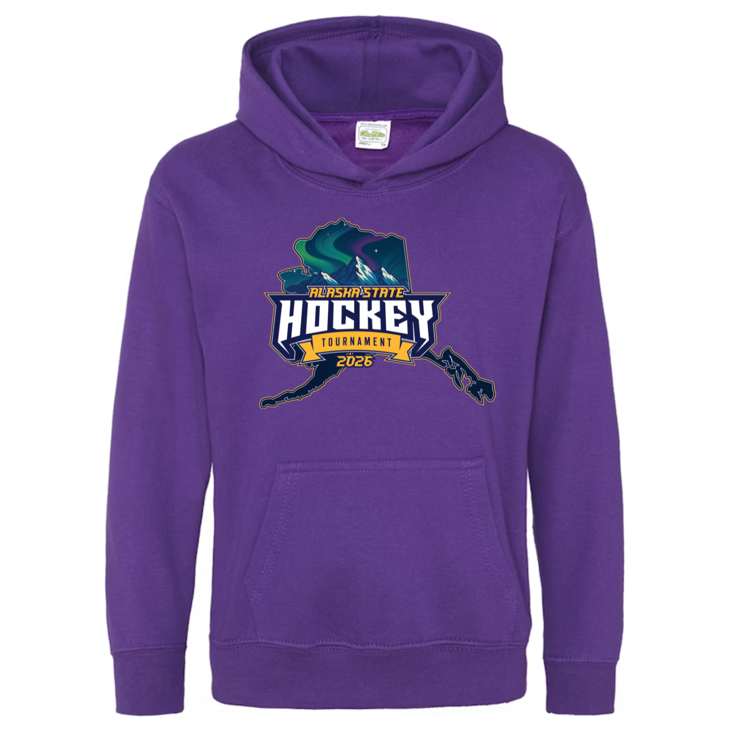 AK STATE Youth Hoodie PURPLE
