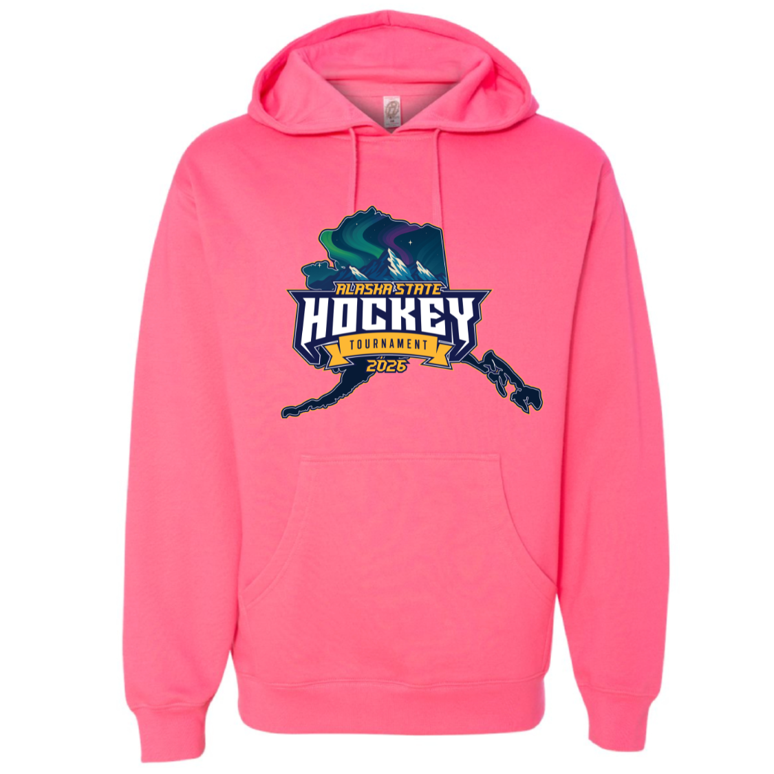 AK STATE Youth Hoodie PINK