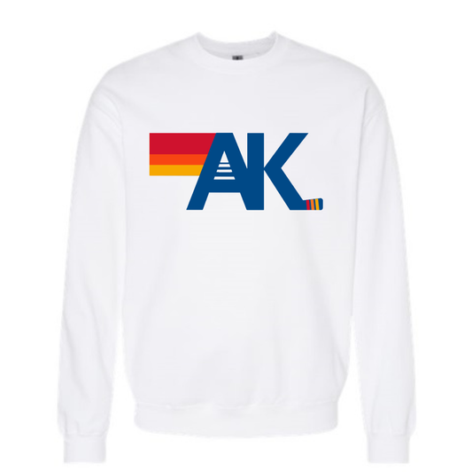 Hockey Nation AK Relaxed Fit Adult Crew Neck Sweatshirt