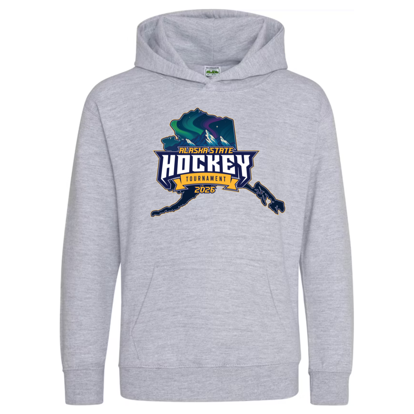 AK STATE SPORT GRAY HOODIE - Adult Sizing