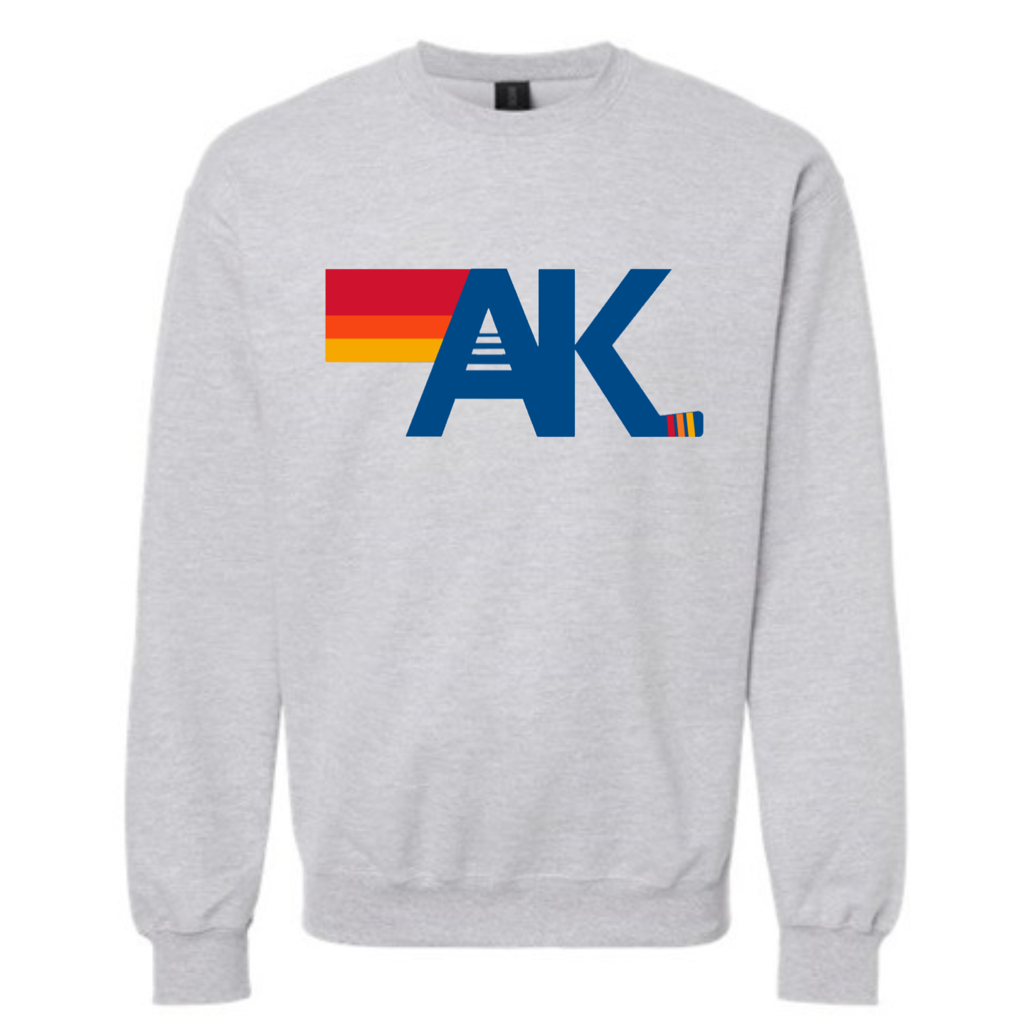 Hockey Nation AK Relaxed Fit Adult Crew Neck Sweatshirt