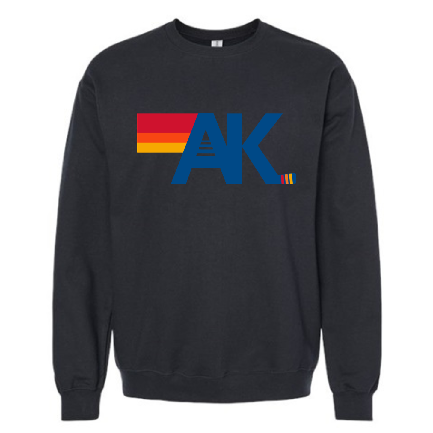 Hockey Nation AK Relaxed Fit Adult Crew Neck Sweatshirt