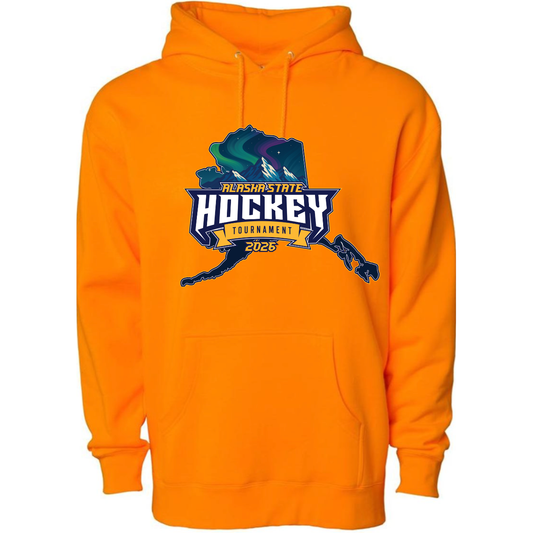 AK STATE Youth Hoodie Orange